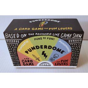 PUNDERDOME A CARD GAME FOR PUN LOVERS CLARKSON POTTER FIRST EDITION